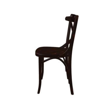 Dřevěná jídelní židle Fameg A-8810/2 hnědá buková moderní rustikální