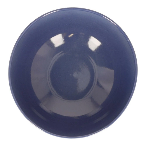 Keramická miska na polévku a salát Gomera 25 cm modrá kulatá Intesi