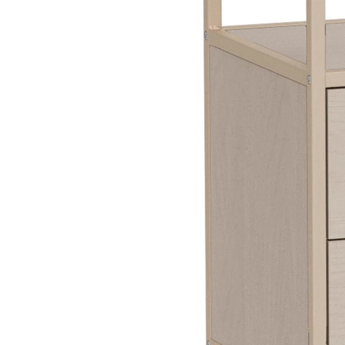 Knihovna Seaford II loftová s 2 zásuvkami béžová Actona