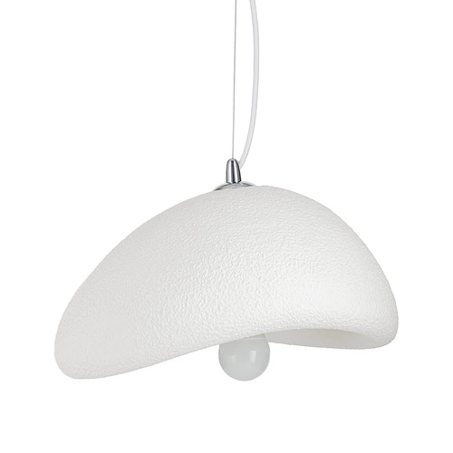 Moderní závěsné svítidlo STONE bílé 30 cm do obýváku a jídelny s nastavitelnou výškou