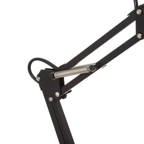 Stolní lampa Bren Atmosphera černá kovová klasická s nastavitelným ramenem na baterie