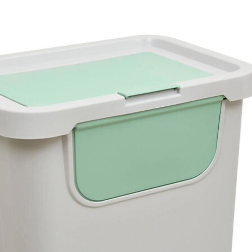 Třídicí odpadkový koš 24L 5five simply smart kuchyňský a koupelnový zelený/šedý