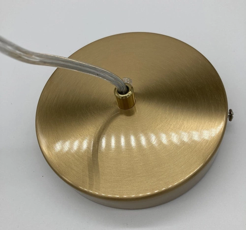 Závěsné LED svítidlo U-SHAPE mosaz moderní do obýváku a jídelny