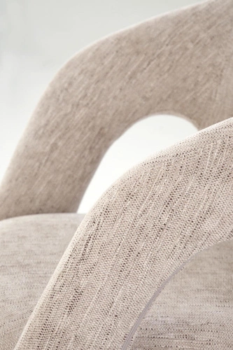 Otočná čalouněná židle Meibel béžová Intesi do kanceláře a jídelny moderní s područkami