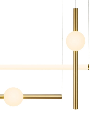 Závěsné LED svítidlo O-LINE Step into Design mosaz 110 cm moderní do obýváku