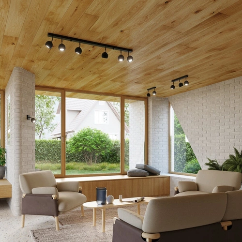 Nástěnné svítidlo OCULARE černé moderní kovové do obýváku a ložnice Sollux Lighting