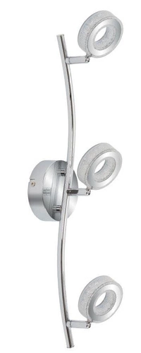 Stropní svítidlo Vinola strip 3x5W LED chrom 3000K