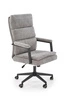 Ergonomická kancelářská židle Nurah šedá moderní s područkami na kolečkách do kanceláře