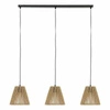 Trojitá závěsná lampa Giada přírodní