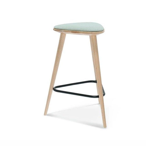 Dřevěná retro barová stolička bez opěradla Finn Fameg do kuchyně, na míru, 61 cm