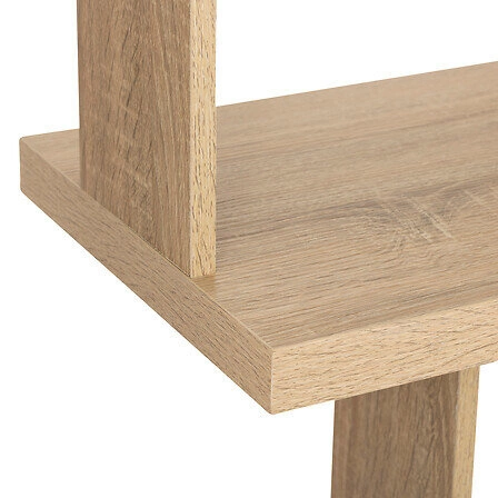 Dřevěná stojací knihovna do obýváku Bivoak 170 cm moderní přírodní 5five