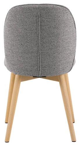 Čalouněná židle Cindy šedá Actona do jídelny a obýváku skandinávský styl s dřevem