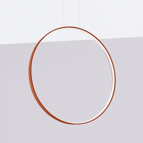 Závěsné LED svítidlo RIO 78 červené moderní nastavitelné nad jídelní stůl do obýváku kuchyně