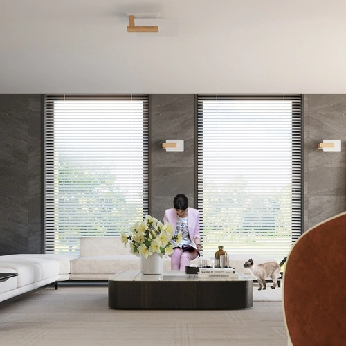 Nástěnné svítidlo LAPPO dřevěné skandinávské přírodní do obýváku a ložnice SOLLUX LIGHTING