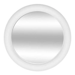 Kulaté bílé zrcadlo Solal 58 cm moderní na zeď do předsíně a koupelny Atmosphera