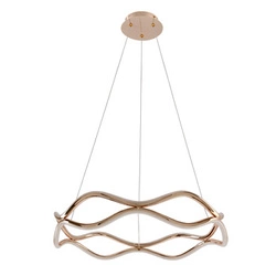 Závěsné LED svítidlo VAVE zlaté moderní nad stůl do obýváku a kuchyně CANDELLUX