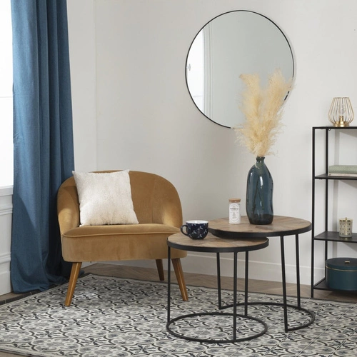 Žluté křeslo Naova