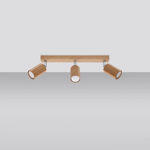 Stropní svítidlo ZEKE 3 dub