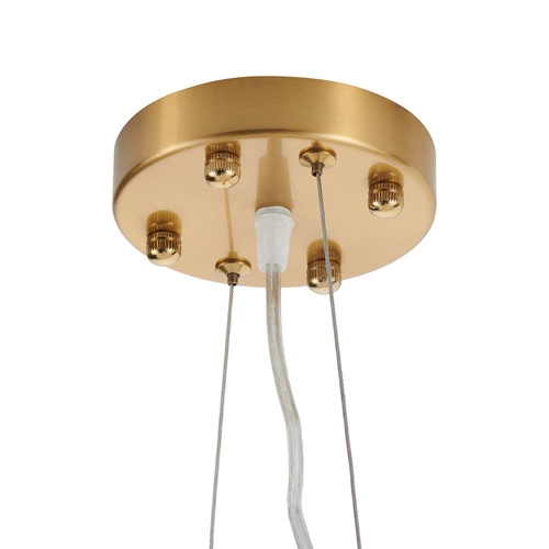 Závěsné svítidlo BOTANIKA WAVE zlatá bílá 125 cm moderní nad jídelní stůl