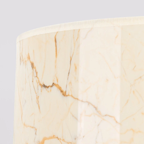 Závěsné svítidlo NEVIA béžový mramor minimalistické do obýváku a jídelny 40 cm