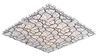 Stropní svítidlo Fiera 31x31 2x60W E27 square