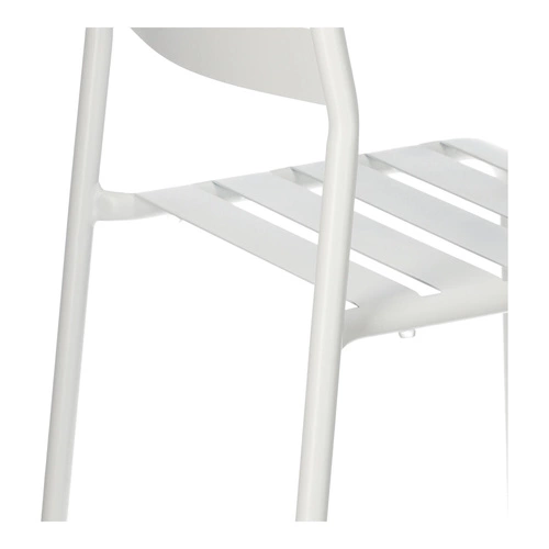 Sada 4 bílých židlí Terra