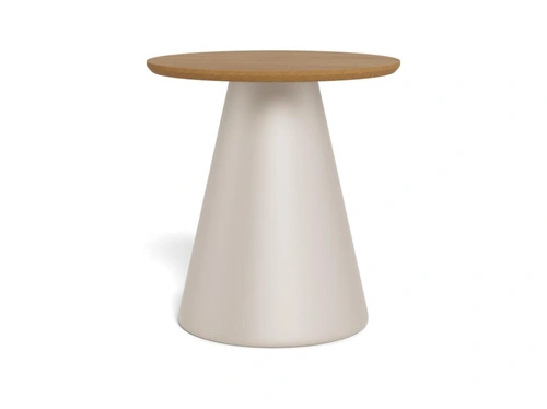 Actona Soli kulatý konferenční stolek dubové dřevo 45 cm do obýváku