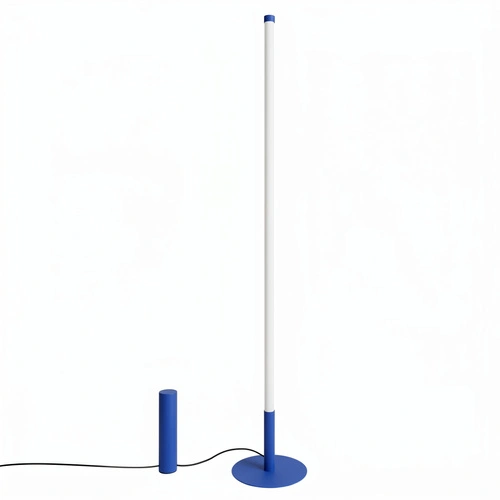 TRANG moderní stojací lampa do obývacího pokoje LED ultramarínová 3000K