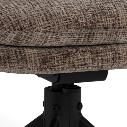 Actona Edgar otočná jídelní židle čalouněná hnědá loft