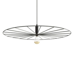 SIRKEL 60 závěsná lampa černá