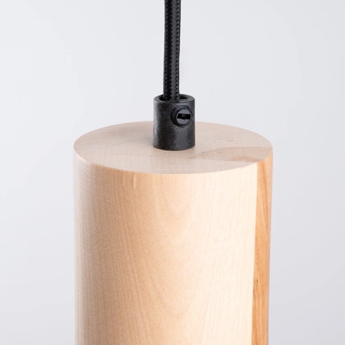 Závěsné svítidlo JAGA černé skandinávský ocelový do obýváku a nad stůl 30 cm SOLLUX