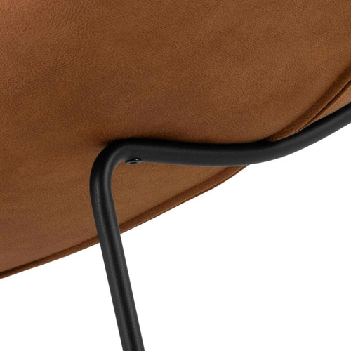 Sedačka Chaplin chaise longue do obýváku hnědá ekokůže moderní Actona