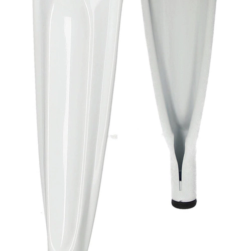 Jídelní židle Paris Wood bílá kovová s dřevěným sedákem industriální D2.DESIGN