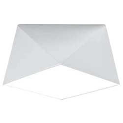 Stropní svítidlo HEXA 25 bílá moderní PVC do kuchyně, obýváku nebo ložnice Sollux