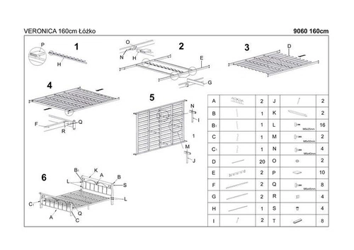 Postel Vera 90 cm třešeň antická/černá