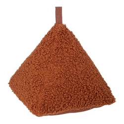 Zarážka na dveře Jaiko Atmosphera moderní dekorační bavlněná hnědá zarážka