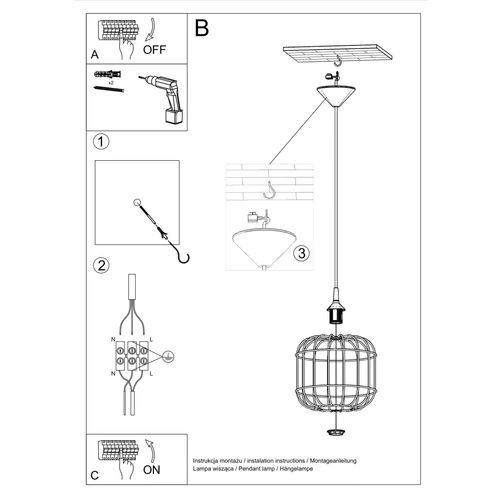 Závěsné svítidlo CELTA bílá moderní kovová jednolůžková do obýváku a kuchyně