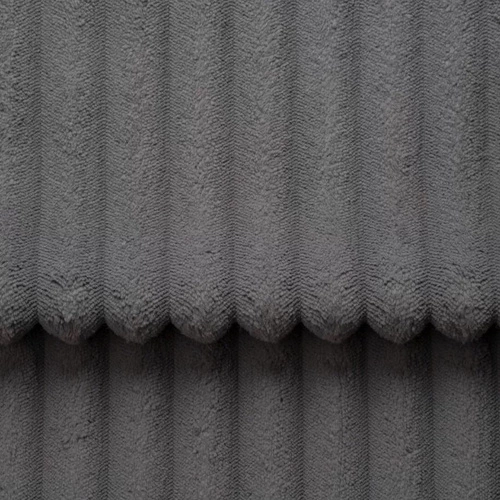 Rohová manšestrová rozkládací sedačka do obýváku Domle pravá šedá moderní Intesi