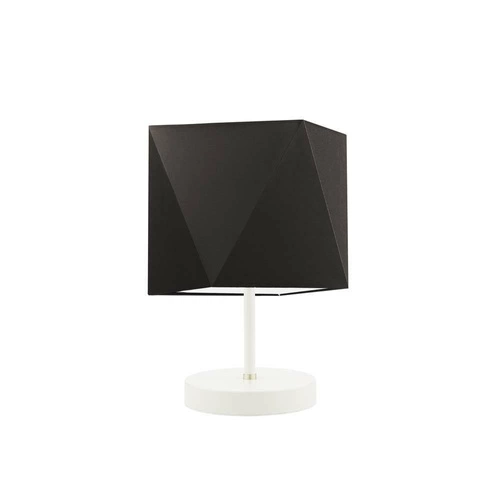 Noční lampa do ložnice PASADENA moderní hnědá se stínidlem na stolek LYSNE 30 cm