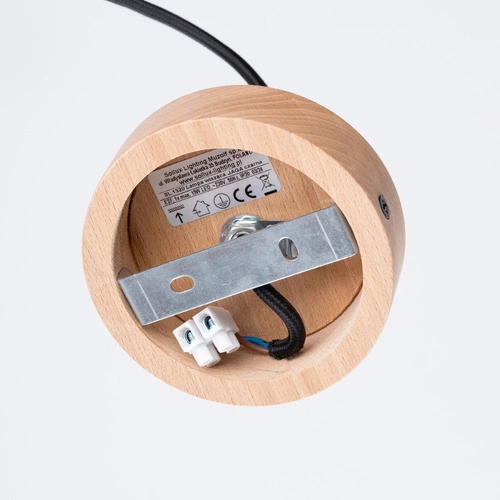 Závěsné svítidlo JAGA černé skandinávský ocelový do obýváku a nad stůl 30 cm SOLLUX