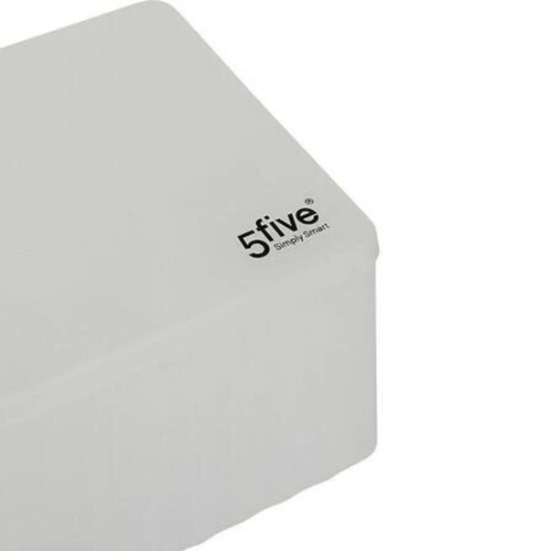 Bílá krabice na ukládání kabelů