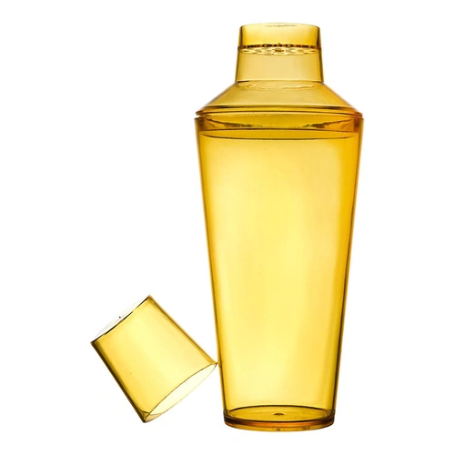 Shaker na koktejly Sky Intesi modrý 500 ml tří dílný se sítkem