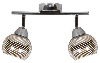 Stropní svítidlo Fort strip 2x10W E14 chrom