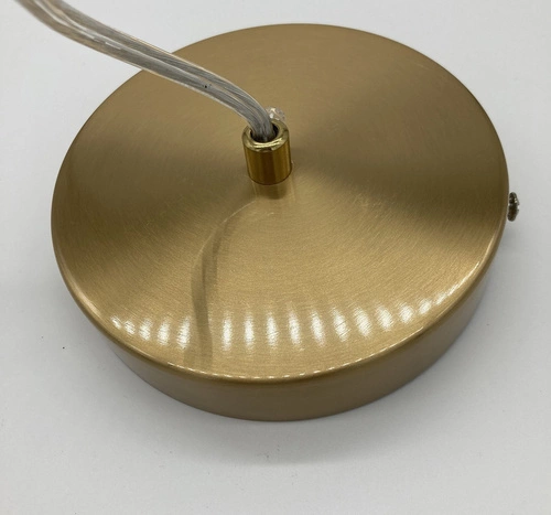 Závěsné LED svítidlo U-SHAPE mosaz moderní do obýváku a jídelny