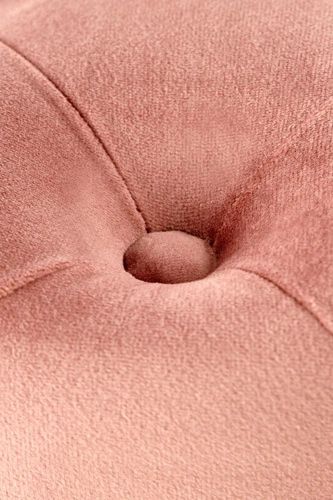 Růžová sametová lavice glamour Nate se zlatými nohami do předsíně a ložnice