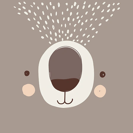 Dětské bavlněné ložní povlečení Bear 140x200 do dětského pokoje