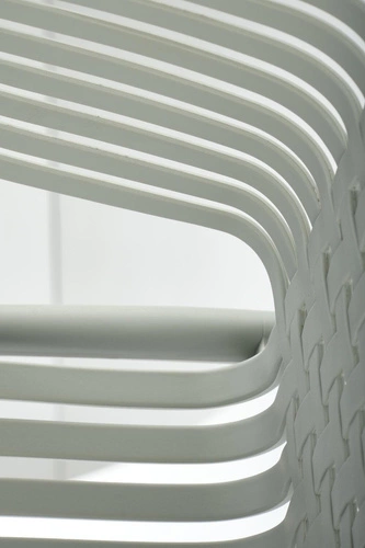 Zahradní plastová židle Nathan Intesi šedá, moderní, snadno čistitelná, stohovatelná