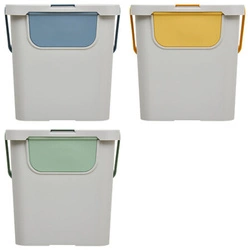 Sada 3 třídicích odpadkových košů 24L 5five simply smart do kuchyně a koupelny