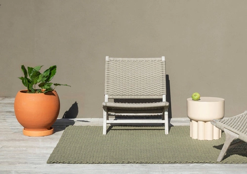 Venkovní koberec Lace Thyme Pine 200x280 šedý moderní na terasu balkon zahradu snadno čistitelný