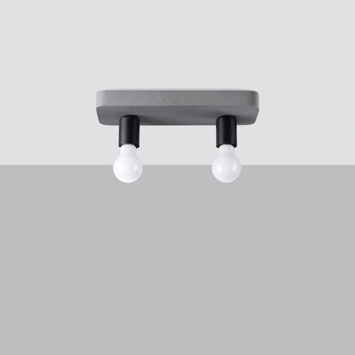 Stropní svítidlo TAVO 2 šedý betonový industriální do obýváku a kuchyně Sollux Lighting